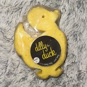 Yellow Bath Sponge Dilly the Duck By Caren